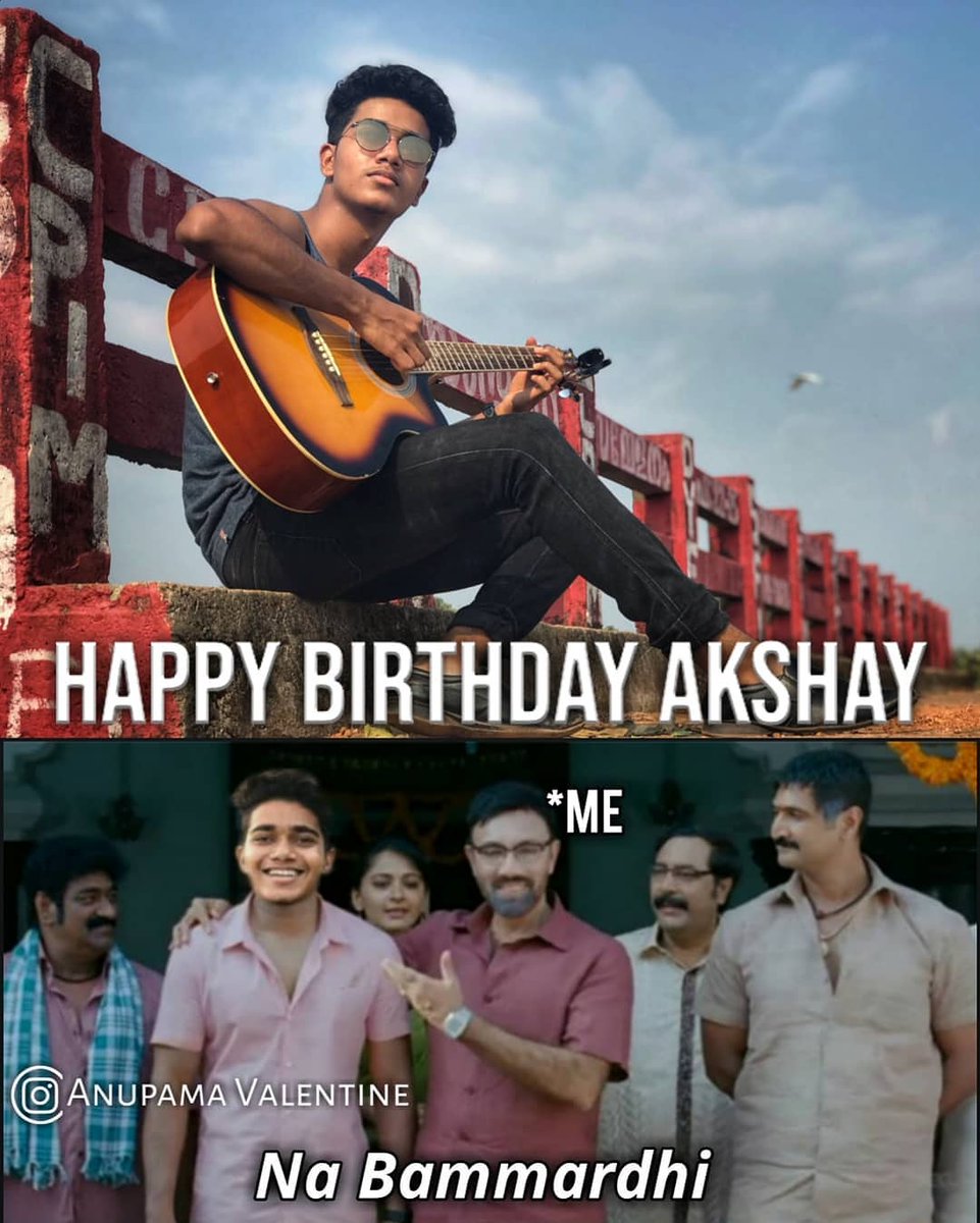 Saimanikumar18's tweet photo. #HappyBirthday 
#bammardhi
@anupamahere brother 😜 https://t.co/iHQOEy9xK4
