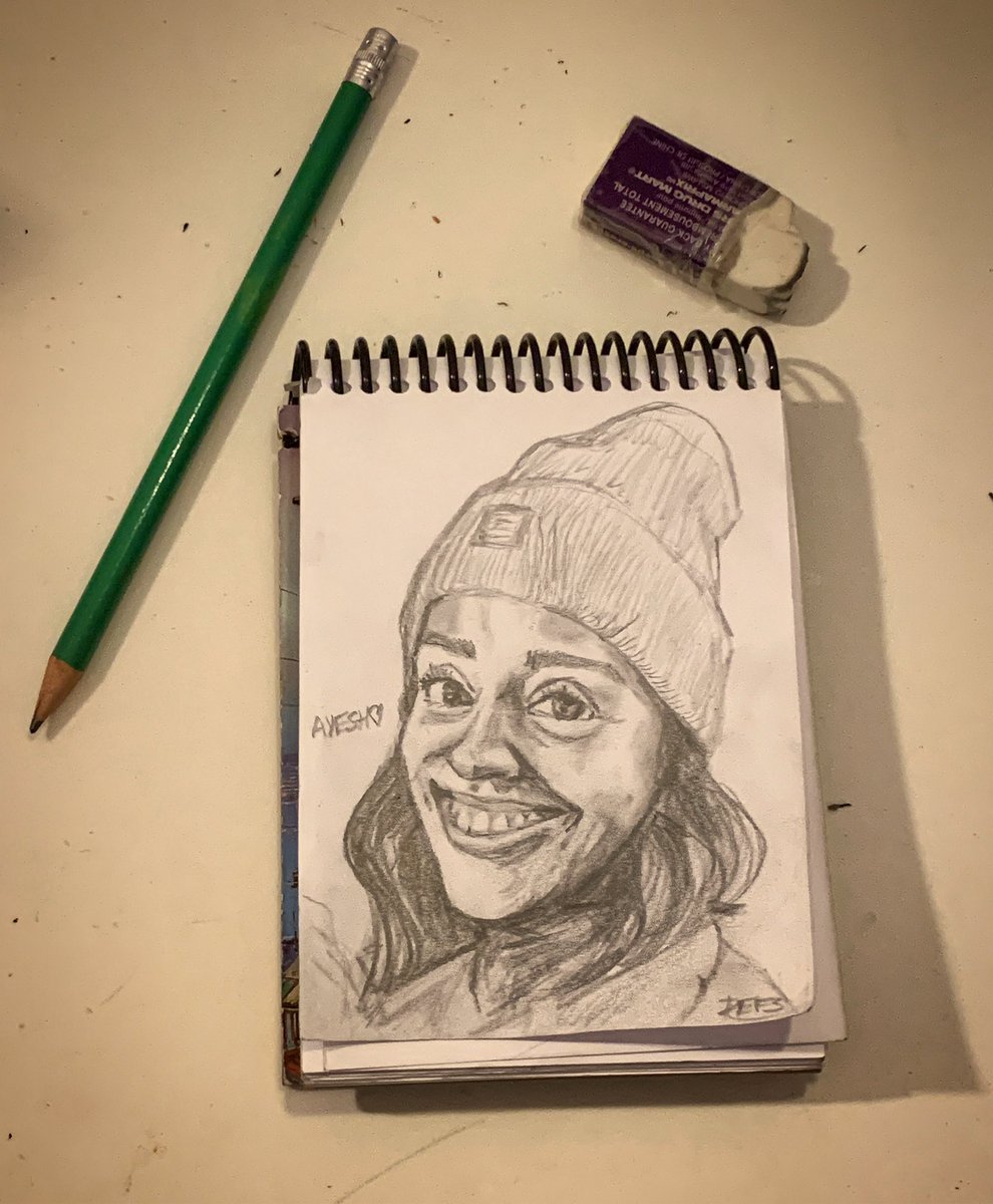 Def3's tweet photo. 60 min. ✍🏽 pencil sketch of my wife ❤️ 
.
.
.
.
.
#def3 #pencilsketch #sketch #drawing #drawingpractice #sketchpractice #hoursketchchallenge #dailyart #artdaily #instaart #instartist #instasketch #instasketching https://t.co/gSlxkgRa5z