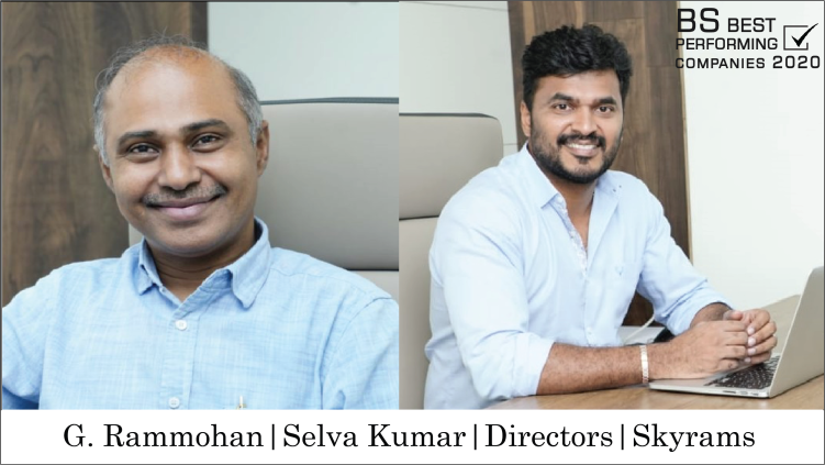 business_sight's tweet photo. G. Rammohan, Selva K (Skyrams) – BS Best Performing Companies 2020 #GRammohan #SelvaK #Skyrams #BestPerformingCompanies #BusinessLeaders #Entrepreneurs #SuccessStories #BusinessSightMedia #BS https://t.co/oQoNsTTTXm https://t.co/8KuG0CJoeu