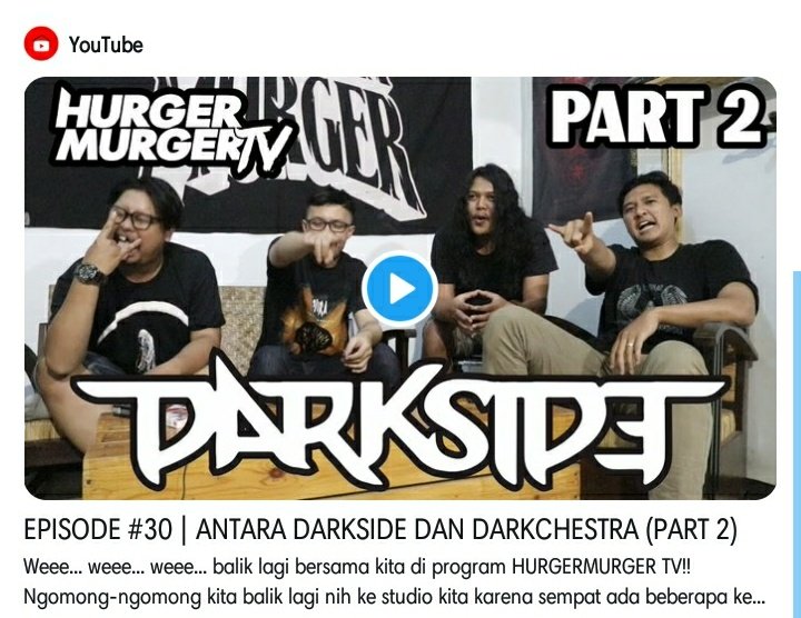 ππ¨π₯πππ₯π π¨π₯πππ₯ (@hurgermurger) on Twitter photo Hiyyaaa video #HurgermurgerTV episode #30 Part 2 sudah tayang di kanal Youtube kita ya? Special interview with <a href="/DARKSIDEind/">DARKSIDE OFFICIAL</a> !!! Link ada di bawah ya brads?!
youtu.be/RZcUGk1oJdQ Hiyyaaa video #HurgermurgerTV episode #30 Part 2 sudah tayang di kanal Youtube kita ya? Special interview with <a href="/DARKSIDEind/">DARKSIDE OFFICIAL</a> !!! Link ada di bawah ya brads?!
youtu.be/RZcUGk1oJdQ