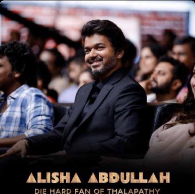 alishaabdullah's tweet photo. Yes certainly I’m a big fan of vijay sir no doubt .. his simplicity, his speeches his encouragement to many people 🙏🏻🙏🏻😊 @actorvijay #master https://t.co/UWj69ElRc0