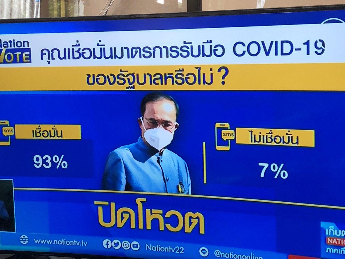 KittiRamida's tweet photo. เนชั่นล่าสุด มึ๊งง ใครโหวต ไหนใคร #โควิท19 https://t.co/E4OrA3nBmU