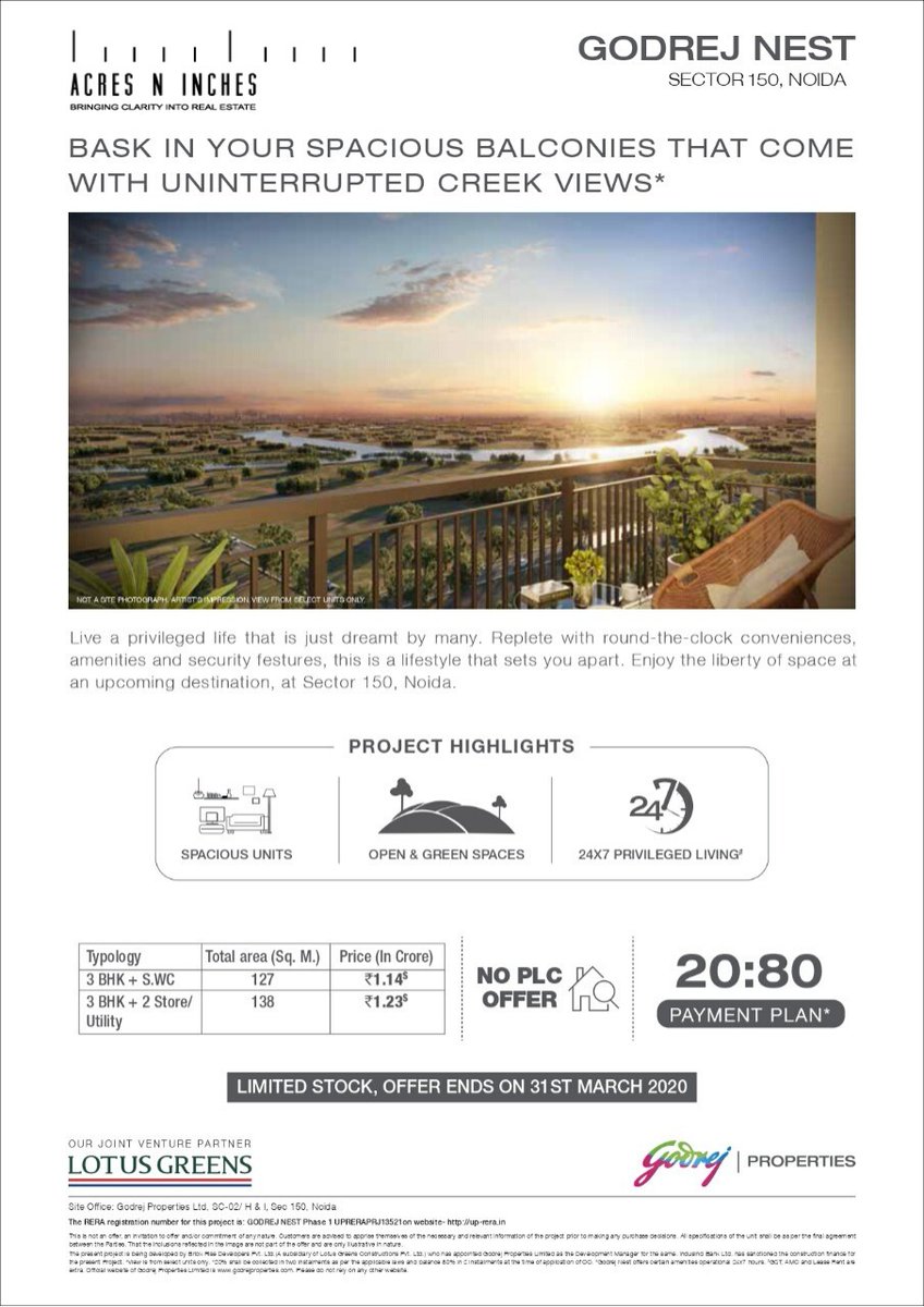 acres_ninches's tweet photo. Acres N Inches presents Godrej Nest , SC-02,H&I, Sector-150, Noida Uttar Pradesh 201308. Inbox us your contact details to arrange a site visit.
#AcresNInches #AcresNInchesOfficial #GodrejNestphase2 #Noida #Property #RealEstate #PropertyinDelhi #DelhiNCRRealty #ResidentialProject https://t.co/yRJ1sEfexj