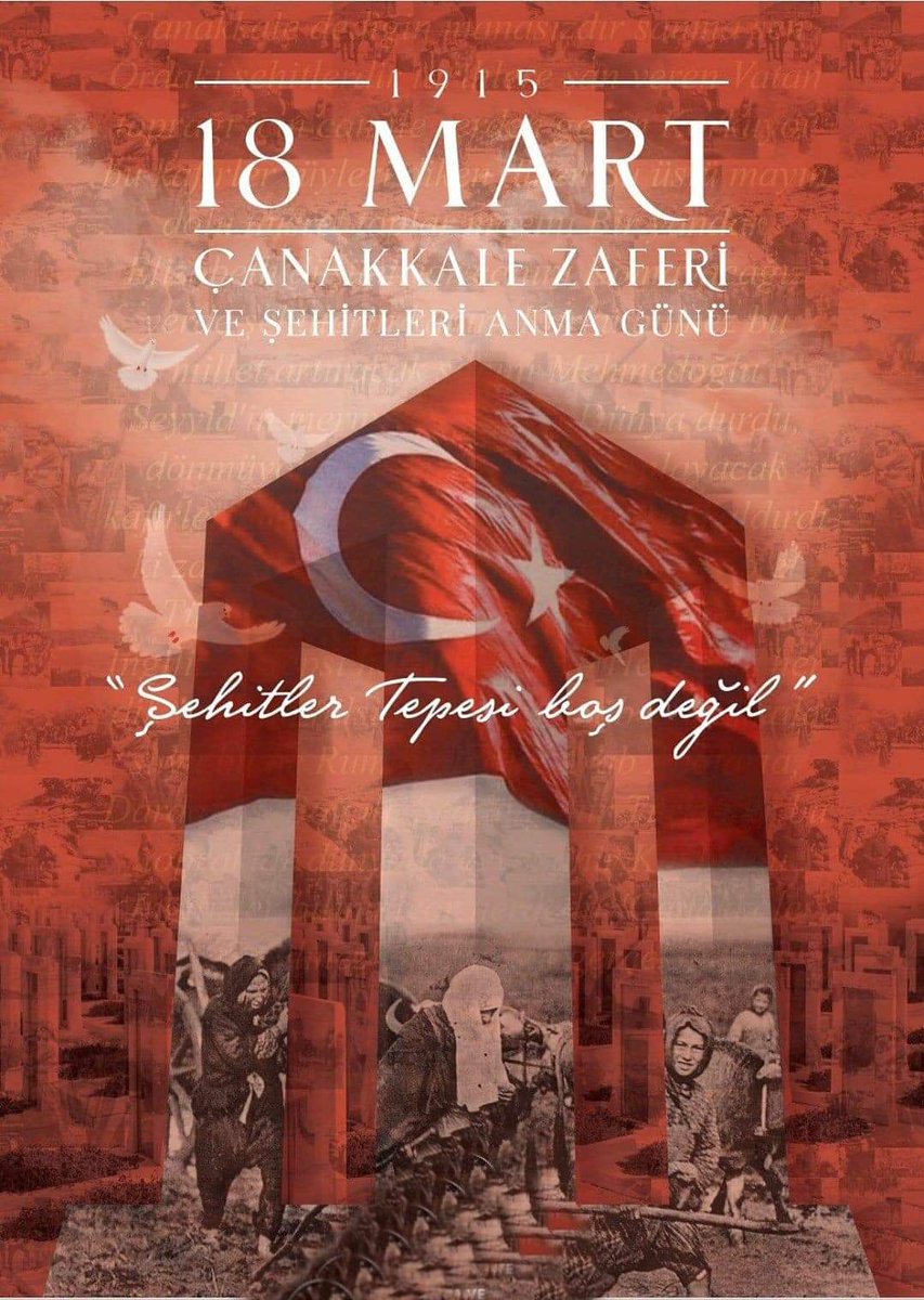 Çanakkale'nin geçilemeyecegini tüm dünyaya  gösteren ve tarihe altın harflerle geçen Çanakkale Zaferi'nin 105. yılında Tüm Şehitlerimizi ve Gazilerimizi rahmet ve minnetle anıyoruz. ....