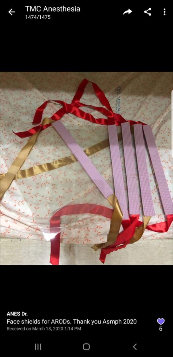 PauloLumicaoMD's tweet photo. To #ASMPH2020, your innovative face shields are very much appreciated by the TMC Anesthesiology Department. 💛 pinapaabot nila itong munting thanks!
@ASMPH_SC https://t.co/TfHPslYepU