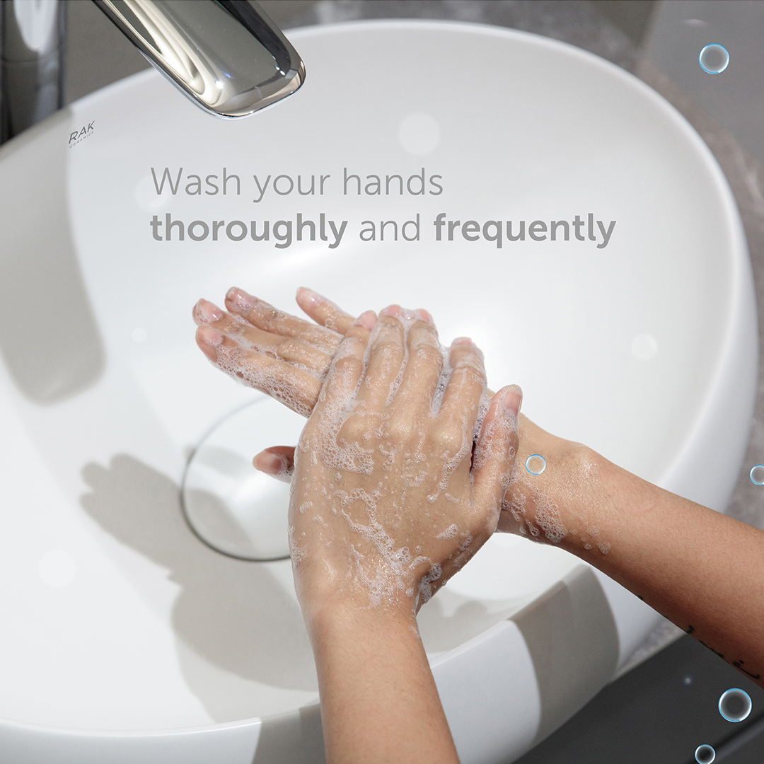 rakceramics's tweet photo. Stay clean and protected! Here are some simple steps. 🖐️🧼

#RAKCeramics #LifestyleSolutionProvider #SafetyAwareness #ProperHygiene #RAKProtek #AntibacterialGlaze #TouchlessFlushing #Washbasin https://t.co/bKkMlYIk5s