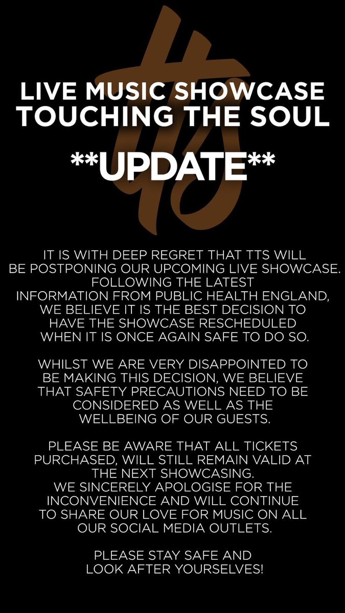 TTSLivemusic's tweet photo. 🚨update on show🚨 https://t.co/6SYt03jWhM