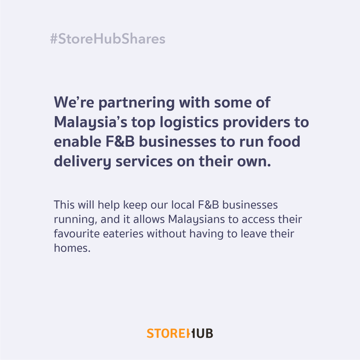 storehubpos's tweet photo. 📣Introducing #BeepDelivery 📣, this will enable THOUSANDS of F&B businesses to run food delivery services on their own.
Click here to find out how you can be a part of this : https://t.co/HxP3sMW9Wx https://t.co/Wq43OLdYWB
