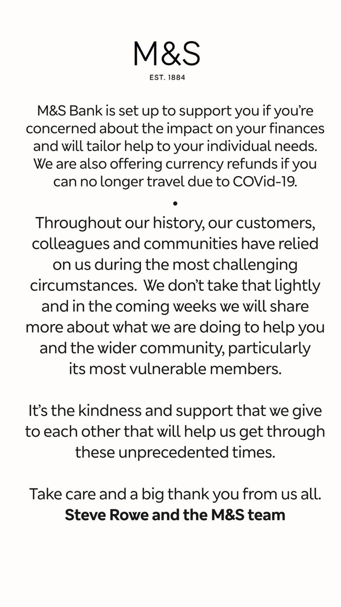 With love, your M&amp;S Family