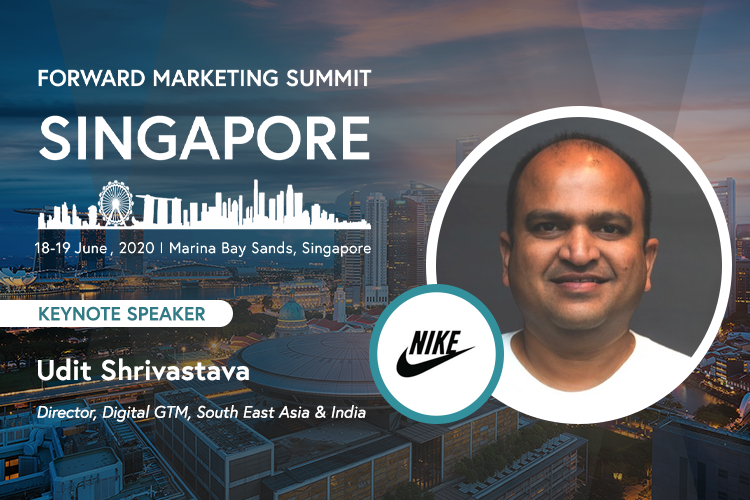 ForwardLeading's tweet photo. Introducing Udit Shrivastava. He is the Nike Director, Digital GTM for the South East Asia &amp; India Region 😀
He will be joining us at our Singapore event where he will take part in a panel discussion-overcoming b2b marketing challenges 🙌
#FWDSummits #forwardleading #singapore https://t.co/HbJq1sx1fv