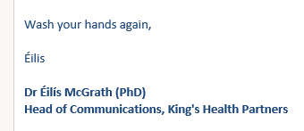 NerdOdactyl's tweet photo. New email signature going down well #COVID19 #NHScomms #scicomm #coronavirus #WeAreInThisTogether https://t.co/Bc26NIAgvM