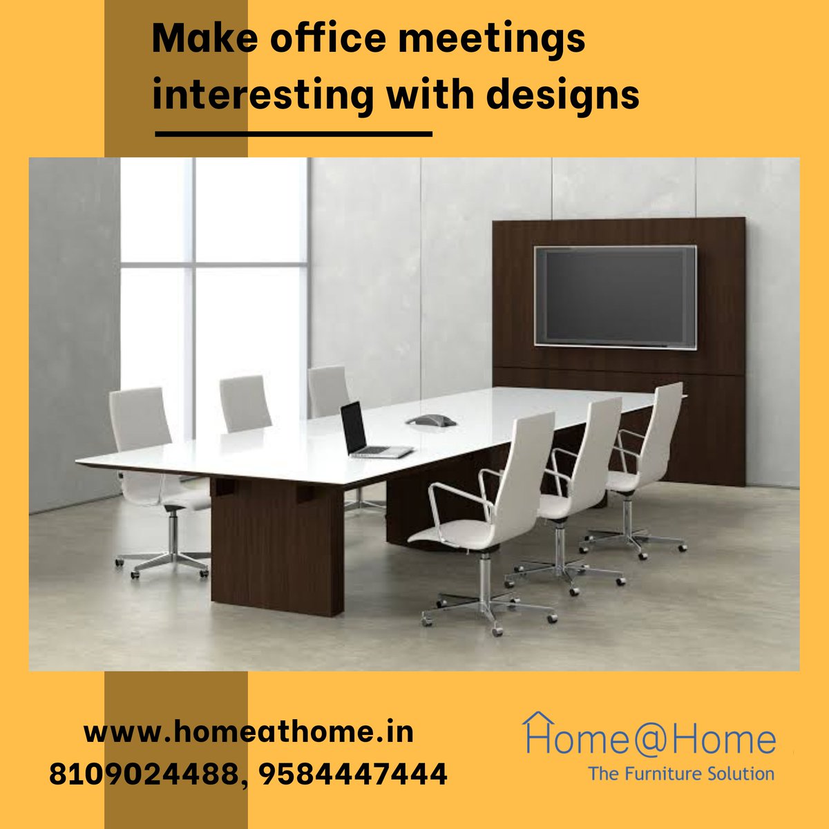 Visit #homeathomefurniture for modern, attractive and comfortable furniture for offices.
Visit us: Near Science College, Seepat Road, Bilaspur, CG 
#officefurniture #officeinterior #officeinteriordesign #interiordesign #interiordesigninbilaspur #bilaspur #raipur #chhattisgarh