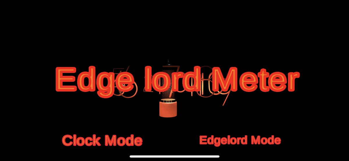 ট ইট র Misagon エンジニア ニキシー管型時計アプリ Edge Lord Meter 配信中です 是非お試しください T Co Xil14saozv ニキシー管 シュタインズゲート Unity3d Blender