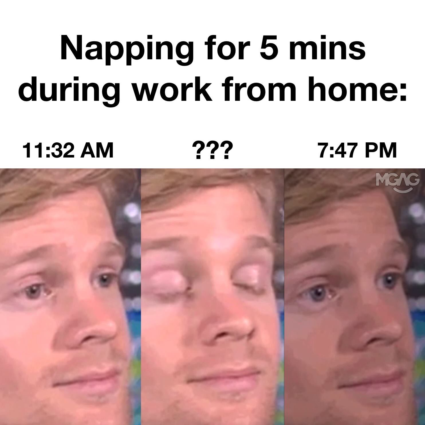 MGAG on Twitter: &quot;Don&#39;t simply nap during work from home meme by  @chojunyang https://t.co/OkerpciK83&quot; / Twitter