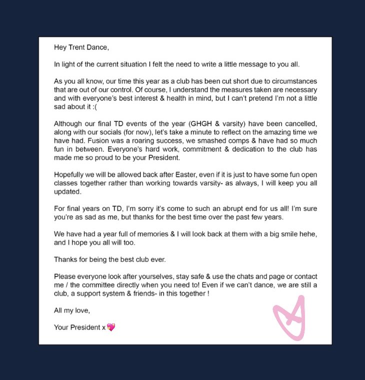 Sending lots of TD love to everyone - stay safe &amp; we will be back sooon🤞🏻💖💖💖