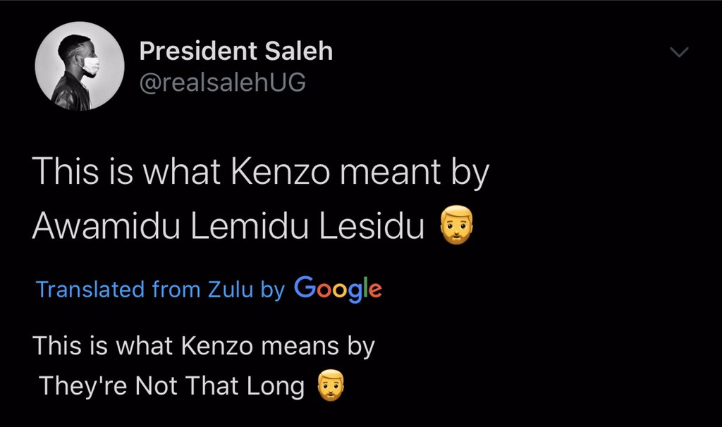 kenzo meaning in english