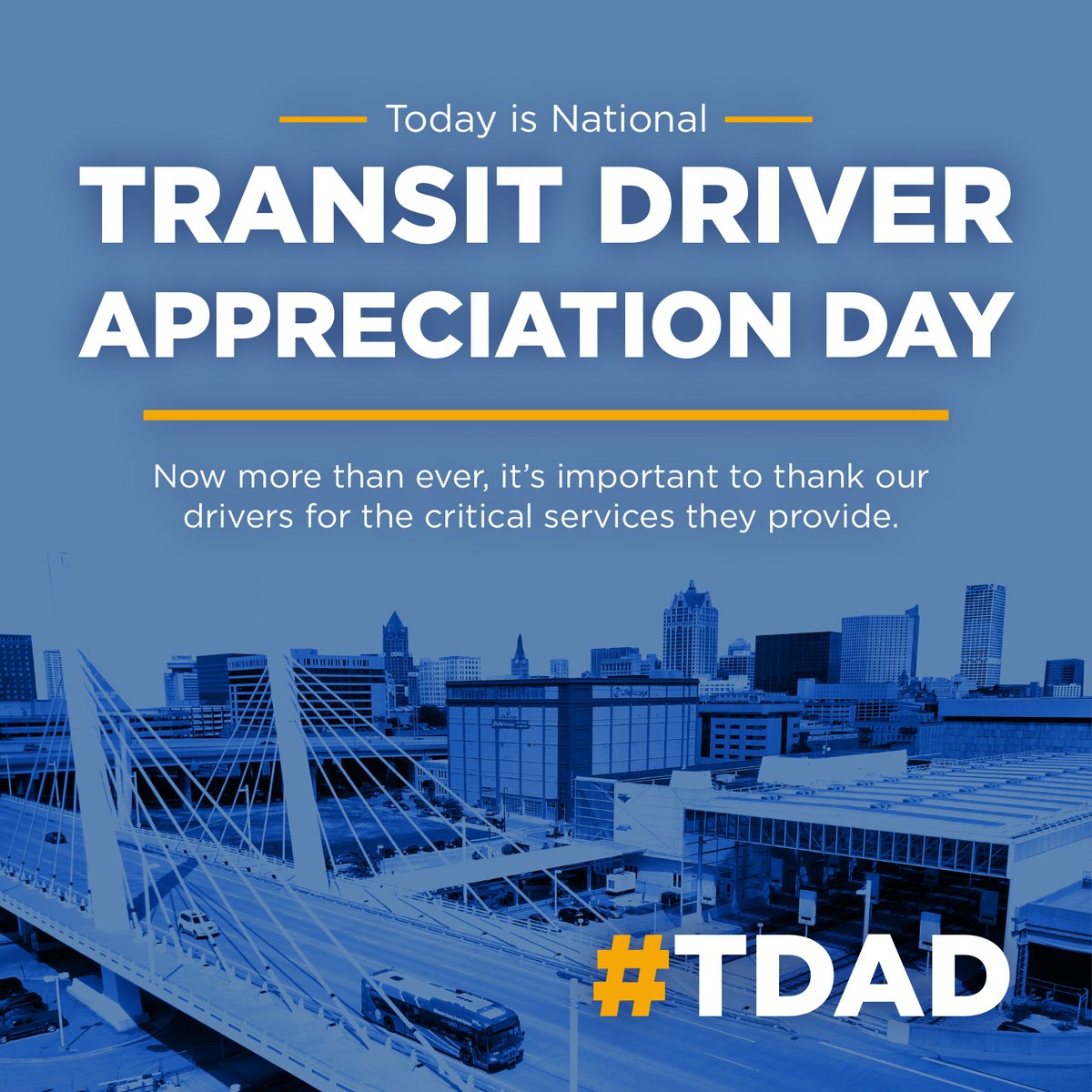 While we’re asking you to limit non-essential bus travel and in-person interactions with our drivers, please use this thread to give a shoutout to your faves 👇! #TransitDriverAppreciationDay #TDAD