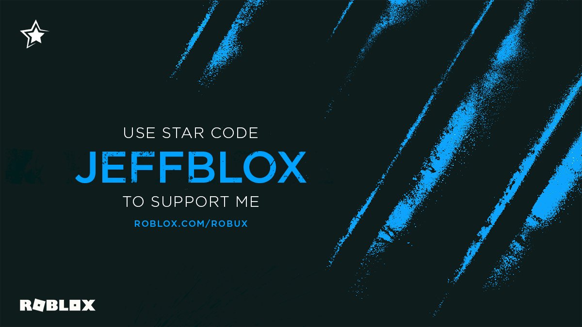 JeffBlox on X: Quando For Comprar Robux Use o Meu Star Code  JeffBlox   Para me Apoiar  / X