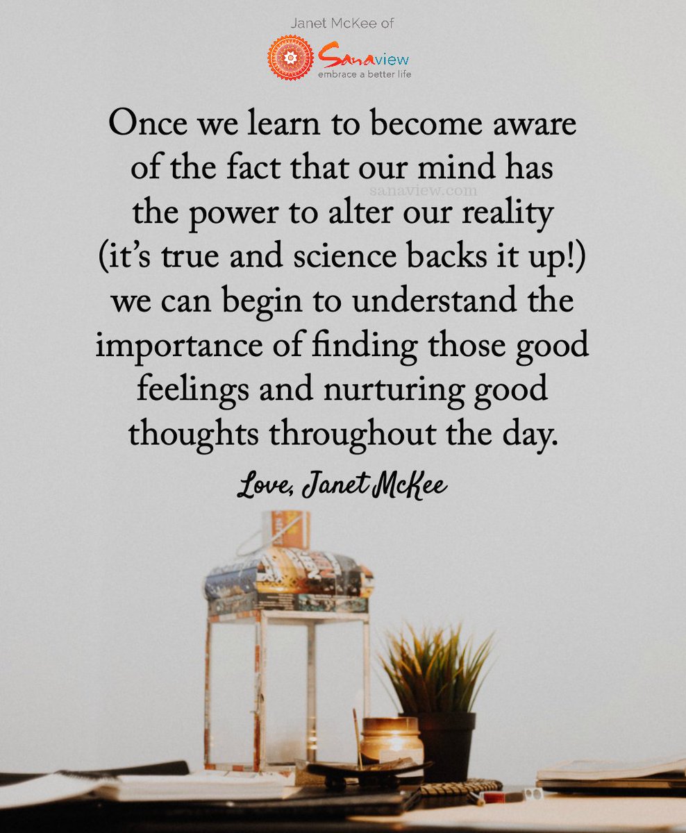 sanaview's tweet photo. Our thoughts create feelings that generate an energy that is what truly creates our reality. Learn all about this breakthrough in understanding how our mind does impact our reality in my book titled, "Stressless Success." It's going to blow your mind! Love, Janet

❤️ https://t.co/KwVthjT76A