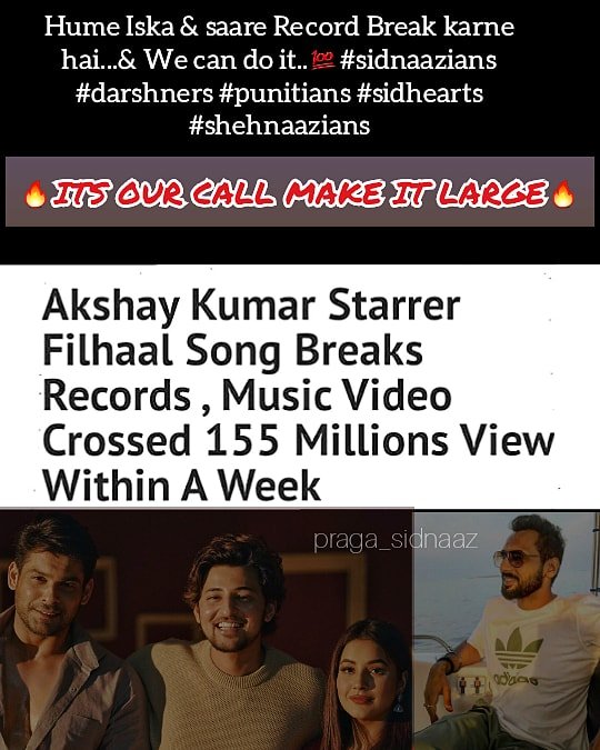 sidnaazLove_'s tweet photo. WE CAN DO IT FOR SURE...
ARE U GUYS READY??
#SidNaazians , #Darshaners , #Punitians ,#SidHearts ,#Shehnaazians
Its Gonna Be Superhit for sure...
#FirstLookBhulaDunga
#BhulaDungaWithDarshan
@Shehnazgill123 @sidharth_shukla @punitjpathak @DarshanRavalDZ @WeAreBandook https://t.co/W6G4Yz4957