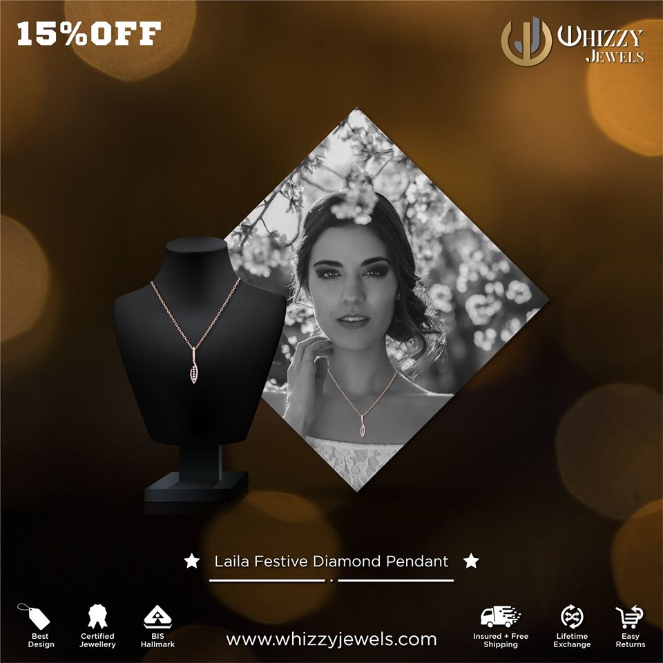 🤠 Laila Festive Diamond Pendant

🔖Shop Now&amp;get amazing offers 👇
💥Flat 10% Discount💥
+ 5% Sing Up Discount

click me🖱 bit.ly/38ZsAZG

#festivapendant #festivgift #festivjewelry #realjewelry #goldoffers #offerongold #onlinegoldjewelry