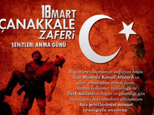 105 yıl geçti, Çanakkale geçilmedi.
18 Mart Çanakkale Deniz Zaferi'nin 105. yılını kutluyor, başta Gazi Mustafa Kemal Atatürk ve silah arkadaşları olmak üzere tüm şehitlerimizi saygı, rahmet ve minnetle anıyoruz. #CanakkaleGecilmez <a href="/ziyaselcuk/">Ziya Selçuk</a> <a href="/dnzdp1979/">Deniz Edip</a> @alifuatatik <a href="/mem_siirt/">Siirt İl Millî Eğitim Müdürlüğü</a>