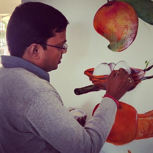 Partha_PMaity's tweet photo. Educating through art #wallart #wallpainting #schoolart @davgumla https://t.co/Bgxiod1qzR