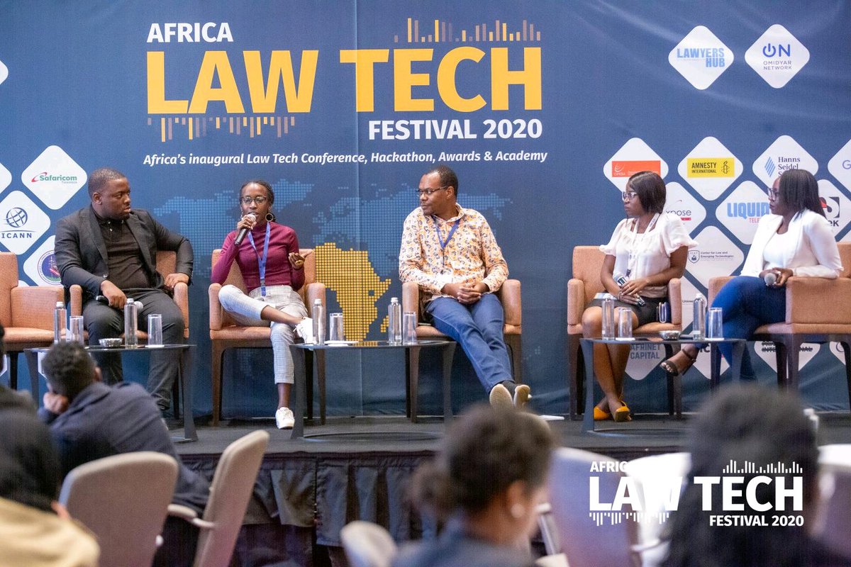 JuneOkal's tweet photo. One of my silver linings amidst the madness last week was moderating the panel session on Coding for Lawyers based on our @NBOLegalHackers class led by @wizaj about two years ago
at the @lawyershubkenya inaugural @AfricaLawTech Festival. #ALTF #legalhack https://t.co/srcd3YF1ql