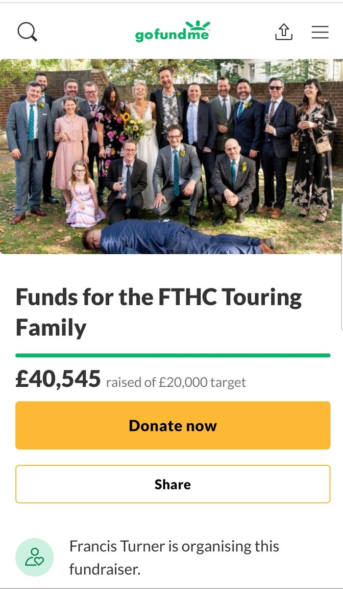 This is how to respond to adversity! By putting on a live stream and asking your dedicated fans to help chip in to support. I know not all creatives can achieve these results, but perhaps this beacon of hope may inspire you. Great work <a href="/frankturner/">Frank Turner</a> + Co!