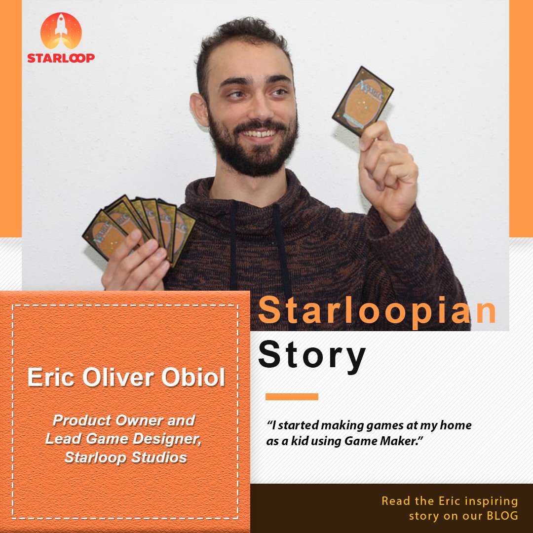 starloopstudios's tweet image. Eric Oliver Obiol is our #Starloopian who always gives 100% in all projects!💪From creating video games as a kid to working as a Product Owner and Lead Game Designer - that means following your passion.
👉Read the Eric inspiring story here: bit.ly/2TW433r
#starloopteam