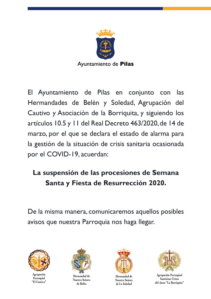 AytoPilas's tweet photo. Buenos días #Pilas. https://t.co/8R7zCEqnxA