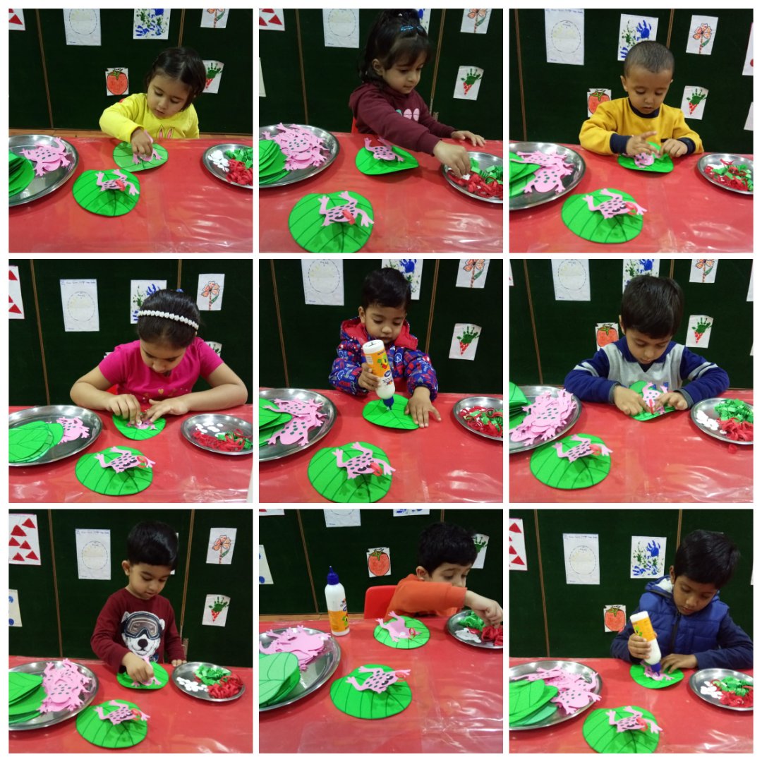 #BouncyFrogCraft#KidsCraftingTheirCreativity#CraftingWithLove#DedicationOfCraftyKidsCanBeSeenInTheirWork#MapleBear Noida Sector-SixtyTwo