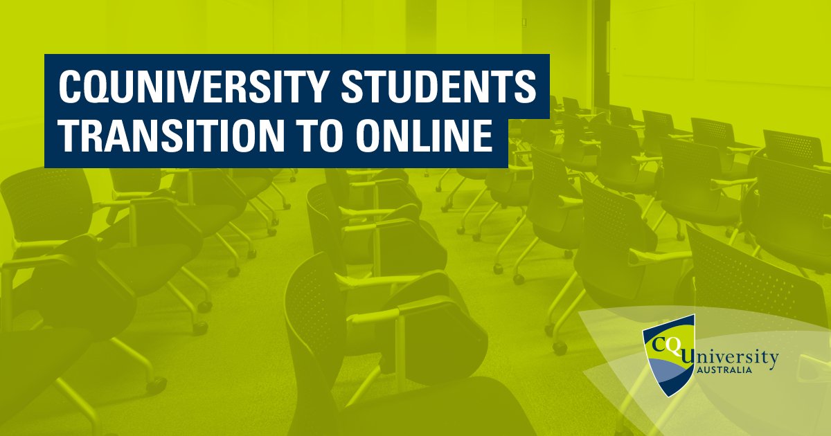 @CQUni Vice-Chancellor, Professor Nick Klomp has today announced that starting on Monday, 23 March 2020, the University will start to transition all on-campus classes to online delivery mode. Find out what to expect from Nick himself. ow.ly/TA4A50yOB2U