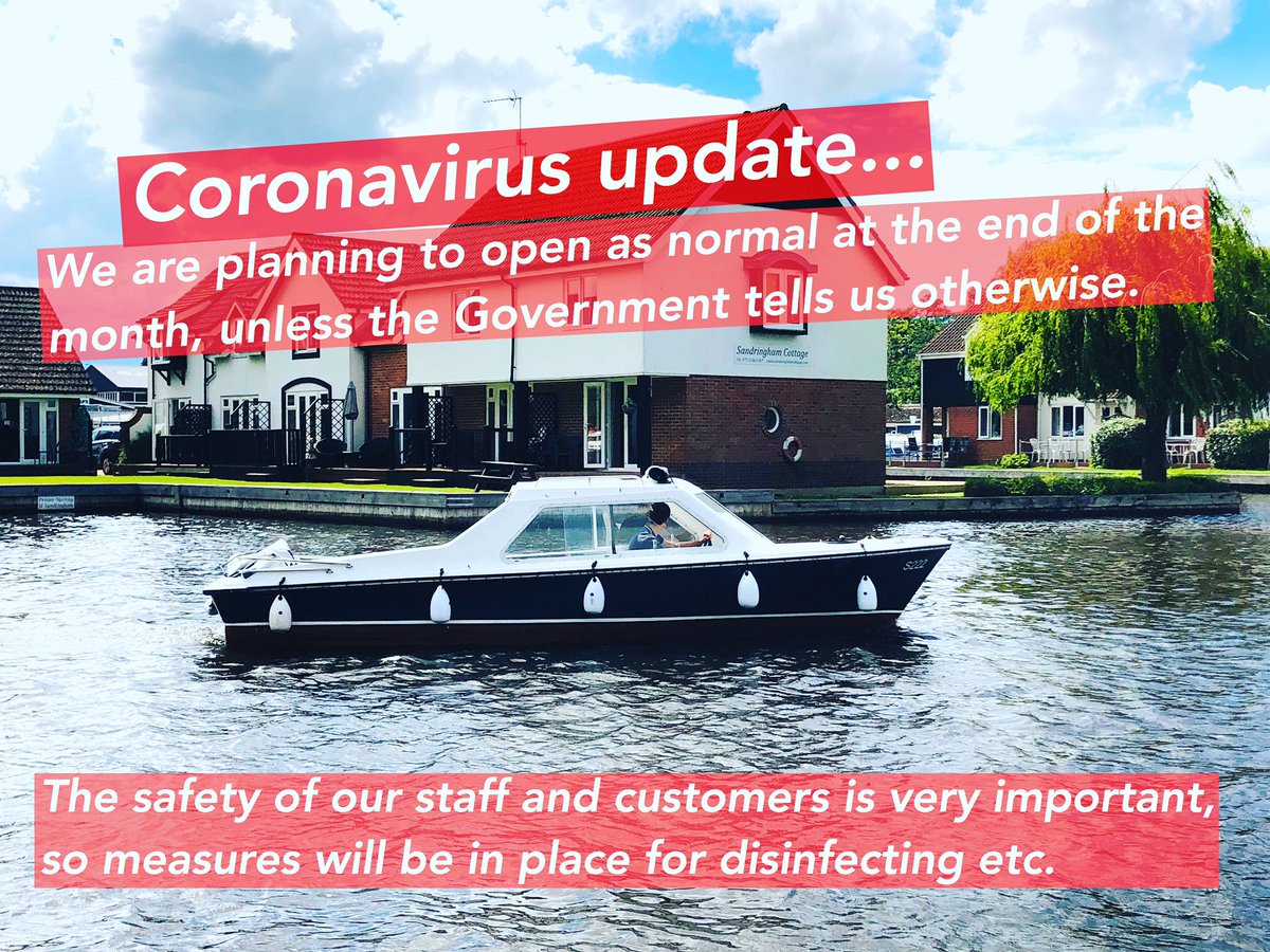Pls follow Government advice on social gatherings etc.
If however you are well &amp; you want some fresh air, come see us.
The health of us all is very important &amp; must come first, but for small independent businesses like ours we are about to face the fight of our lives #coronavirus