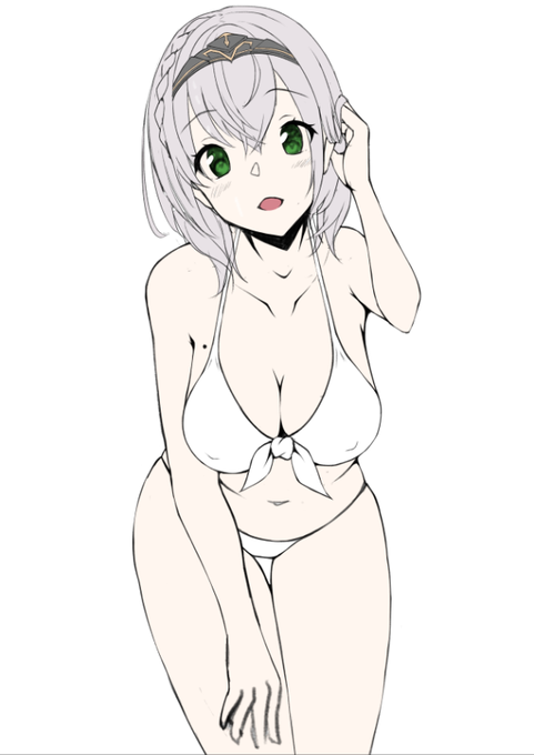 ラフ 白銀ノエル wip 