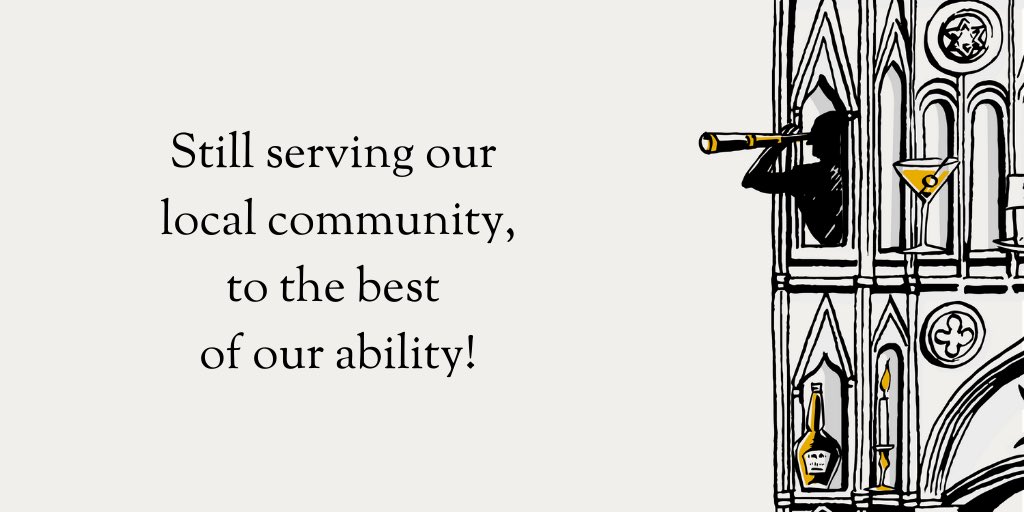 WE ARE STILL OPEN // to guests wanting to join us for a drink, food or for overnight stays. PLUS we are offering a 'Locals' Take Out' menu from 5pm tonight! Tap here for 'Take Out' info thenorthgate.com/take-out Find our COVID-19 update on our website. Thank you for your support!