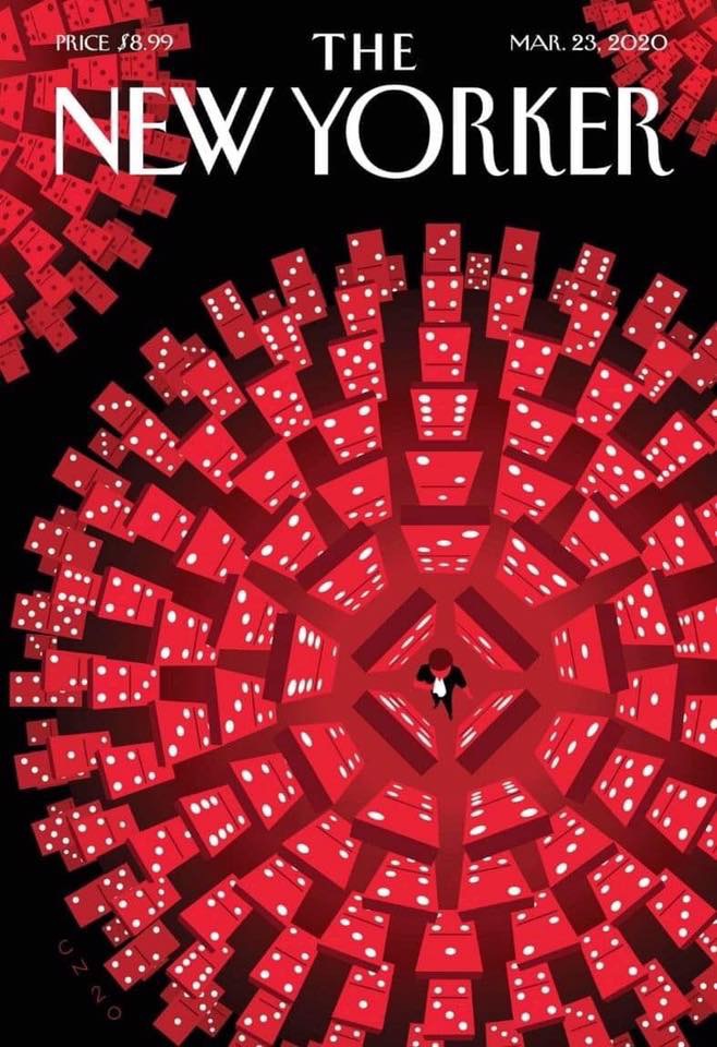 jbascu's tweet photo. Portada de The New Yorker…. sencilla, auto explicativa y brutal al mismo tiempo. https://t.co/HsjHTu7pNS