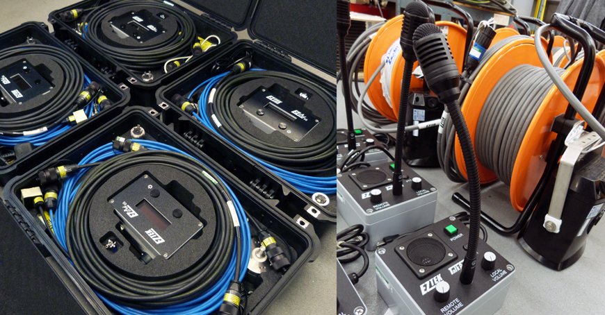 We've been busy at Eztek Limited! Below is an order of Ezipods and an order of TalkBack intercom systems being prepped for shipping.