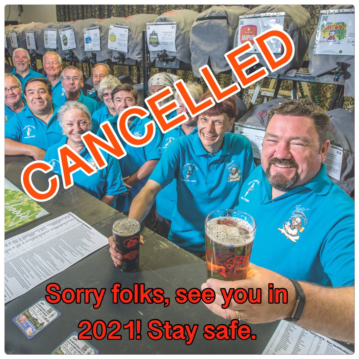 SoABeerFestival's tweet image. Big love to all our volunteers, suppliers, vendors and potential customers.  Hopefully see you in 2021.  
stratfordbeerfestival.org.uk