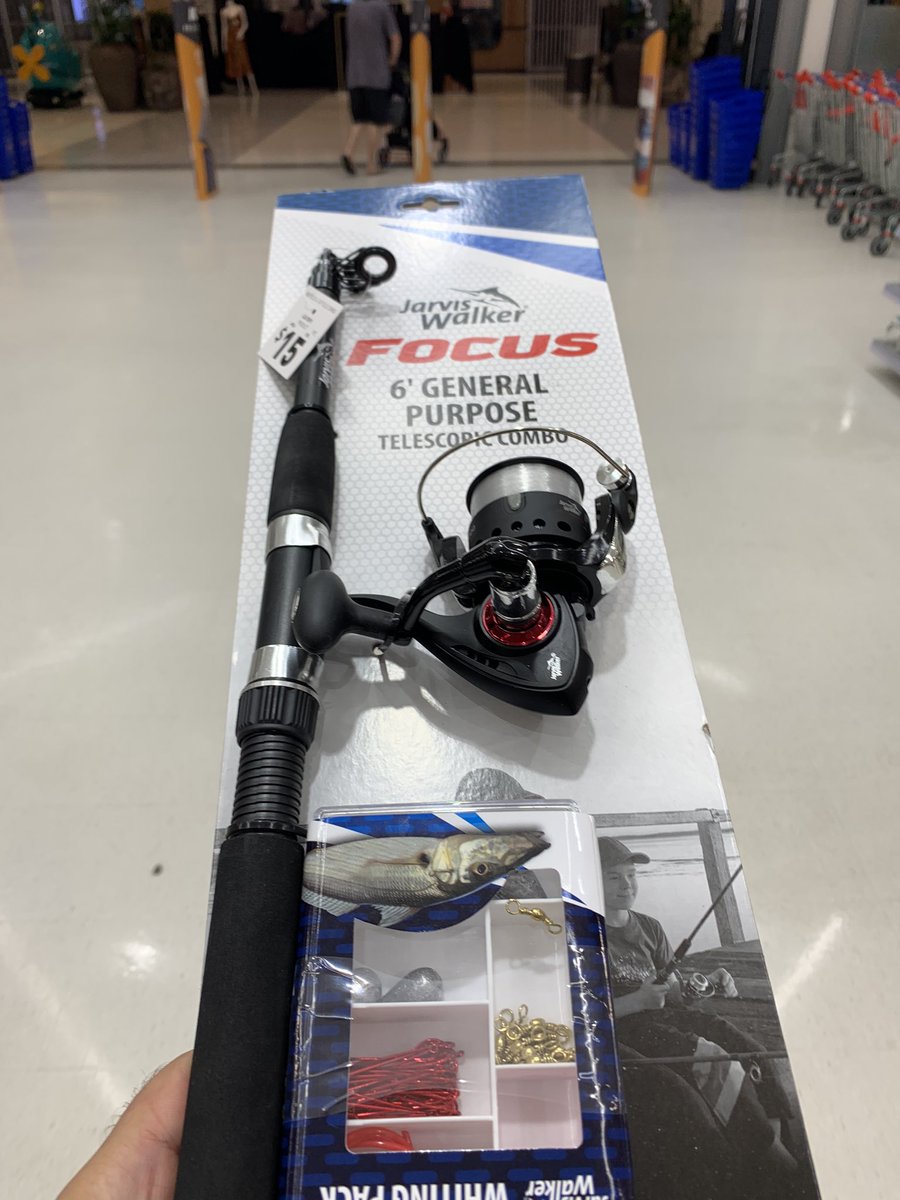 Hazz on X: Just bought a $15 Kmart fishing rod, what time do the fish wake  up  / X