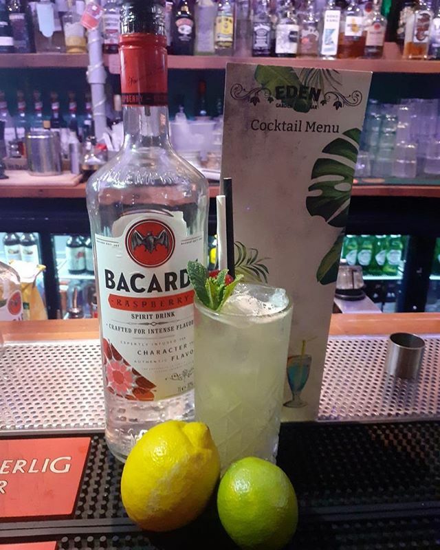 🍹 Eden’s Cocktail of the week! 🍹

This includes...
🍇 Raspberry Bacardi
🍌 Banana Liquor 🍍 Lime &amp; Pineapple juice!

Take a break and join us in our Garden Bar for our fruity cocktail of the week at just £5! We’ll cheers to that! 🎉 instagram.com/p/B93kQIdJfR_/