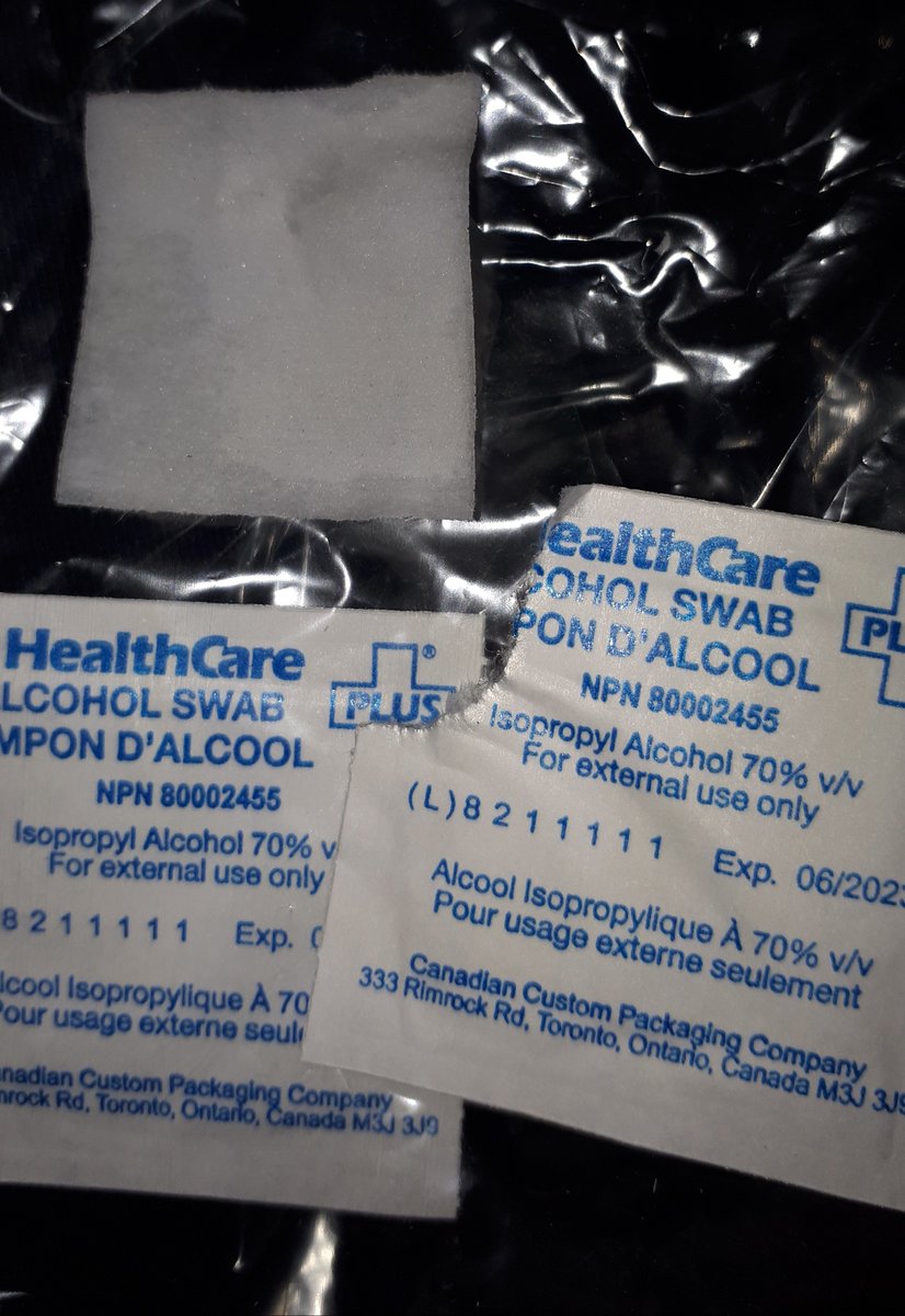 nicbrvan's tweet photo. @TransLink 2 x 1 inch square alcohol swabs to clean my bus... https://t.co/kizPbZcAnK