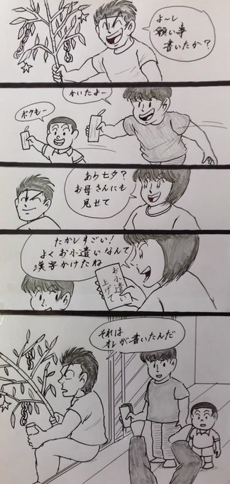 マンガ  七夕

#4コマ漫画 