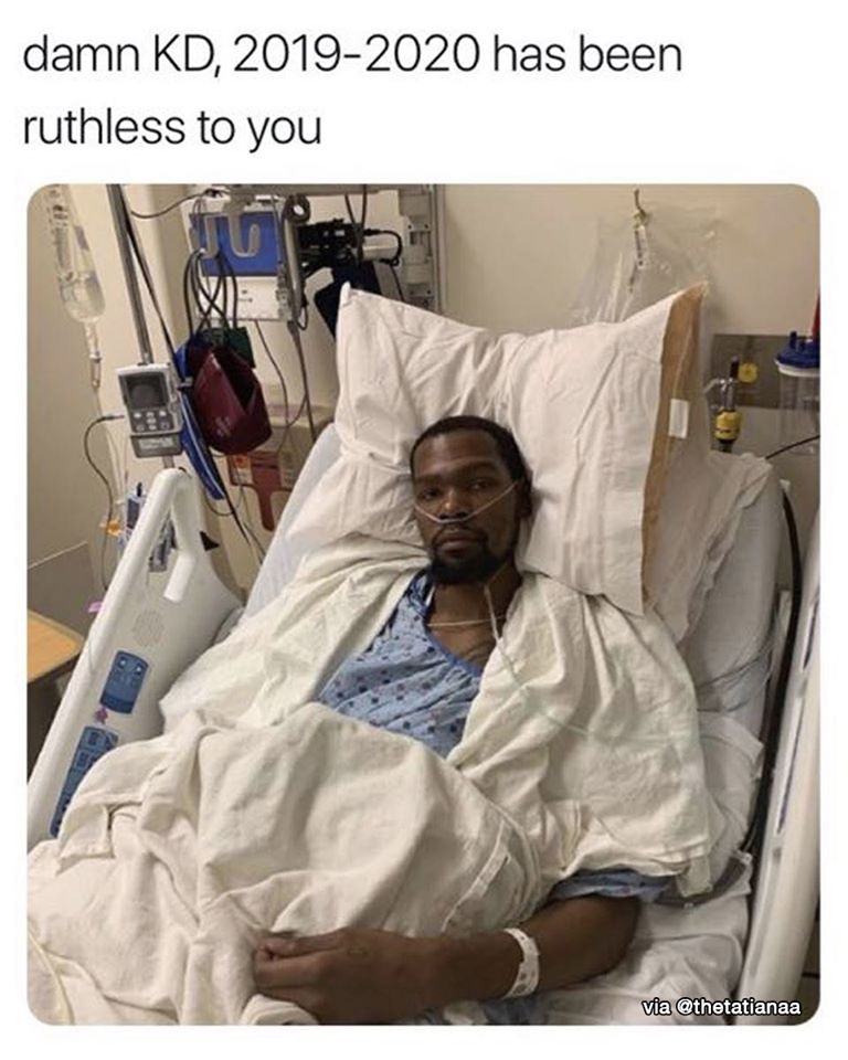 Nba Memes On Twitter Report Kevin Durant S Updated Condition After Testing Positive For Coronavirus Https T Co Qhpyej2qva Nba Memes On Twitter Report Kevin Durant S Updated Condition After Testing Positive For Coronavirus Https T Co Qhpyej2qva