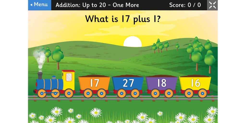 Topmarks on twitter our free mental maths train game is great for 5