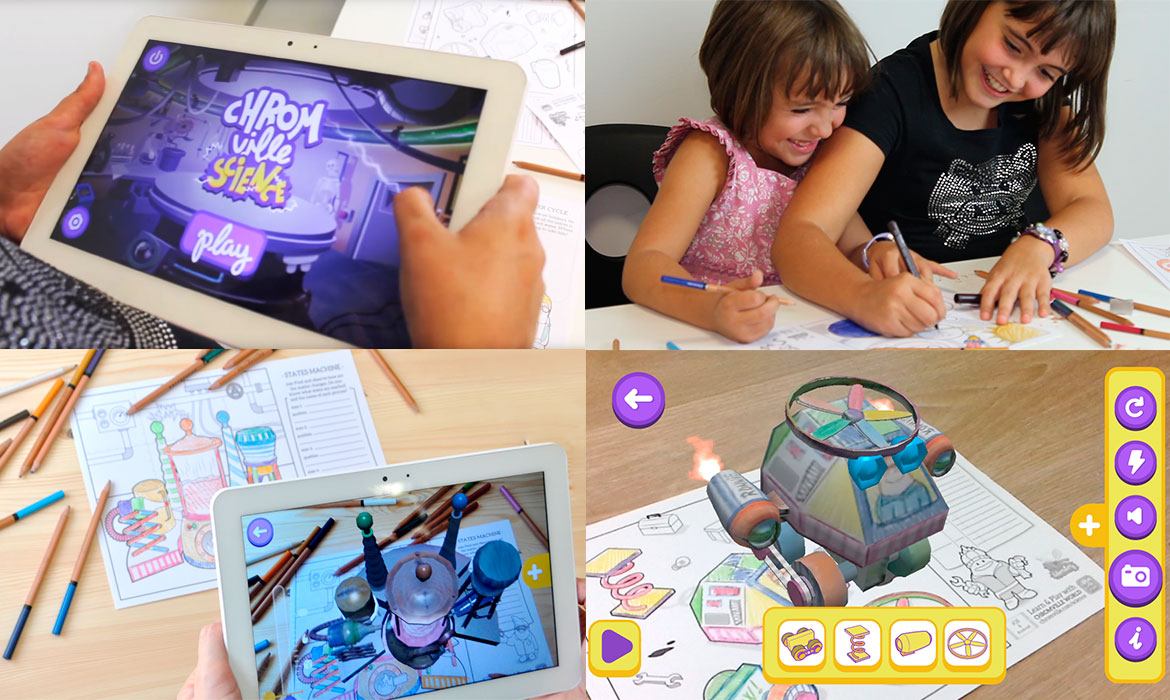 No podíamos quedarnos de brazos cruzados en esta situación de #COVID2019. Nos sumamos a la campaña #JuntosSaldremosAdelante para combatir el aburrimiento de las familias con niños de 4 a 10 años: gratis todas las láminas coloreables con #RealidadAumentada de <a href="/Chromville/">Chromville</a> 

Hilo⤵️
