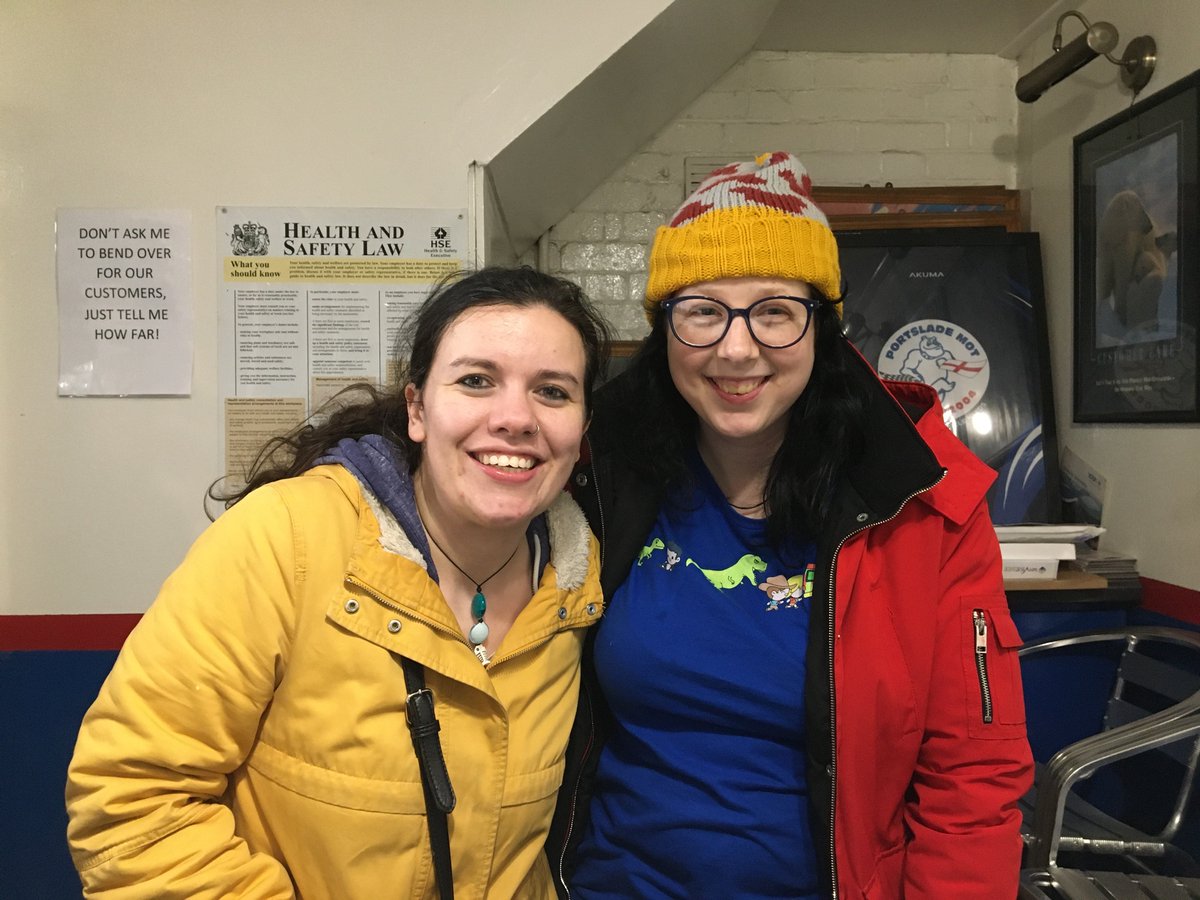 Hayley and her pal “ We were recommended you by a friend, very happy as thought it would be a lot of money and it wasn’t and got the car back same day, more than happy! Thanks ladies #portslademot