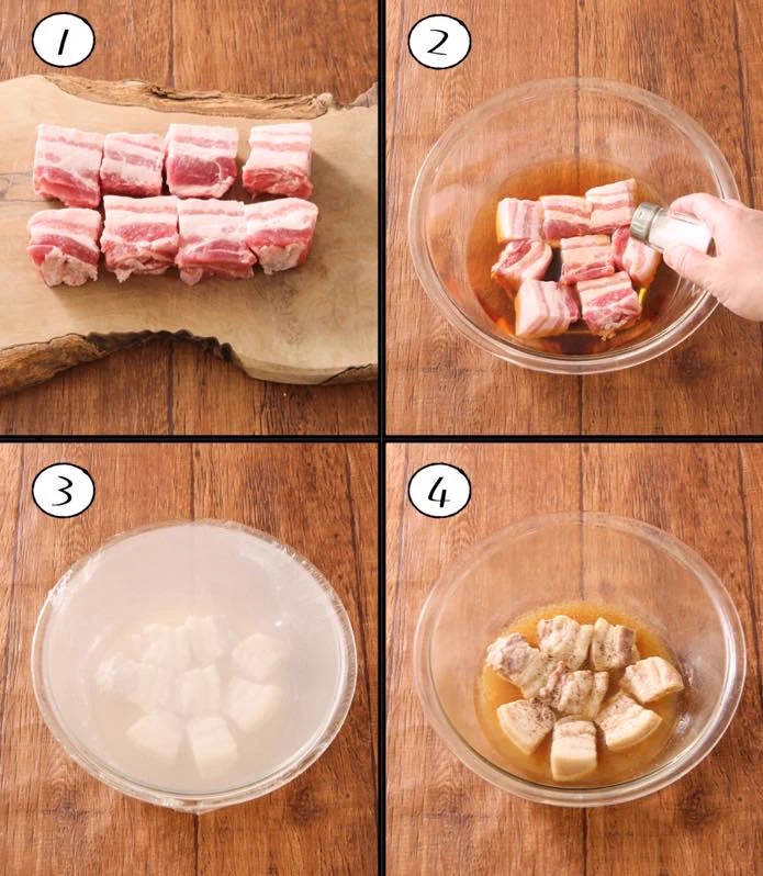 レンジで簡単ジューシーに！？「うま塩角煮」の作り方！