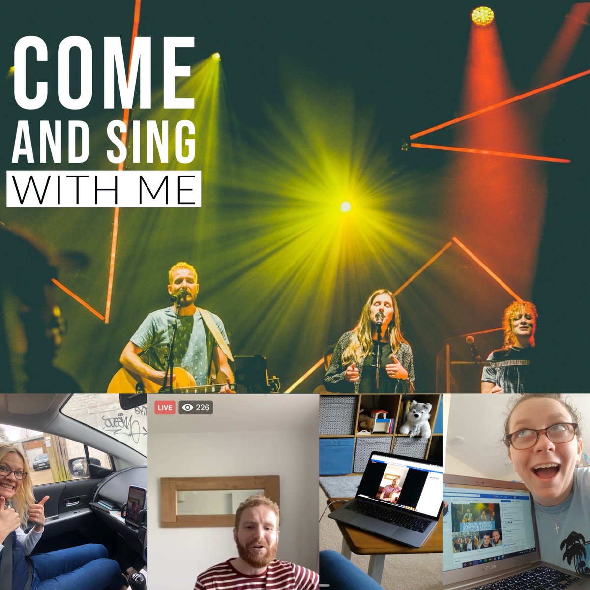 Olly_Knight's tweet photo. I thought it might have just been me &amp; my guitar but 200 of us sang &amp; 2000 have viewed since. Had people join in from Australia to the the Middle East. When the times get darker our songs grow louder! I’ll be doing it again tomorrow morning at 8.30am https://t.co/b5MCwpLJ16 https://t.co/KnArcCQNfZ