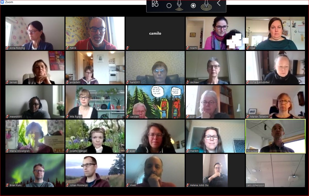 Rural Development - SLU (@slu_ruraldev) on Twitter photo First online meeting at the Department of Urban and Rural Dev <a href="/SLU_ruraldev/">Rural Development - SLU</a> @_SLU 55 participants online, and it worked!!! #COVID2019 #ZoomUniversity First online meeting at the Department of Urban and Rural Dev <a href="/SLU_ruraldev/">Rural Development - SLU</a> @_SLU 55 participants online, and it worked!!! #COVID2019 #ZoomUniversity